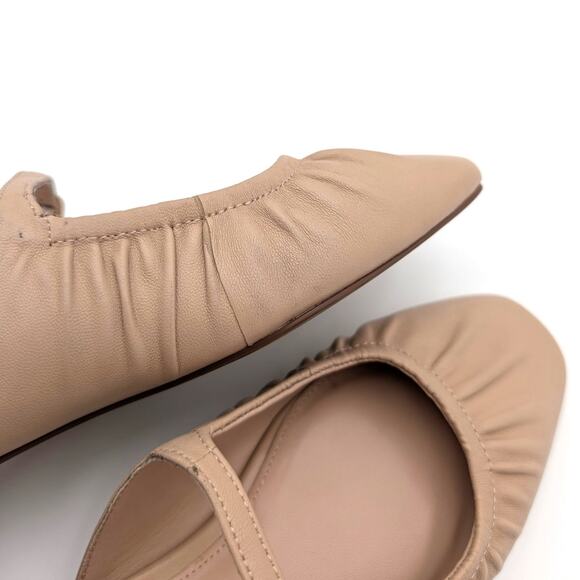 Steve Madden Leather Mary Jane Mule Women's Gisele Beige Size US7M EU37.5 - Picture 12 of 13